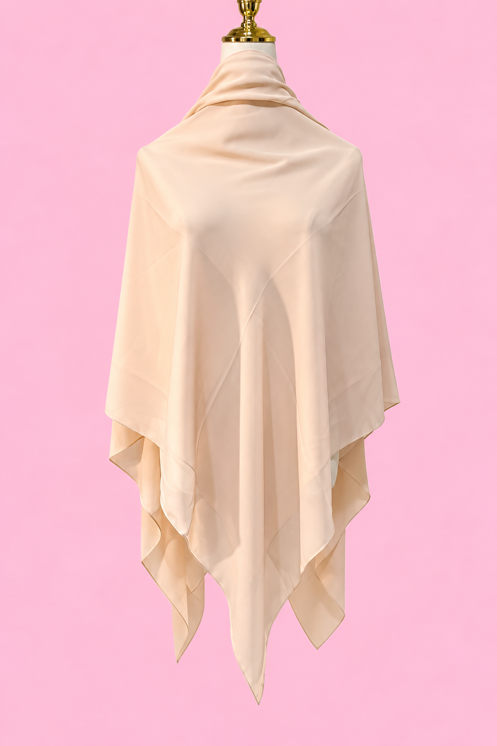 Colored Crepe Esharp- Solid Light Beige
