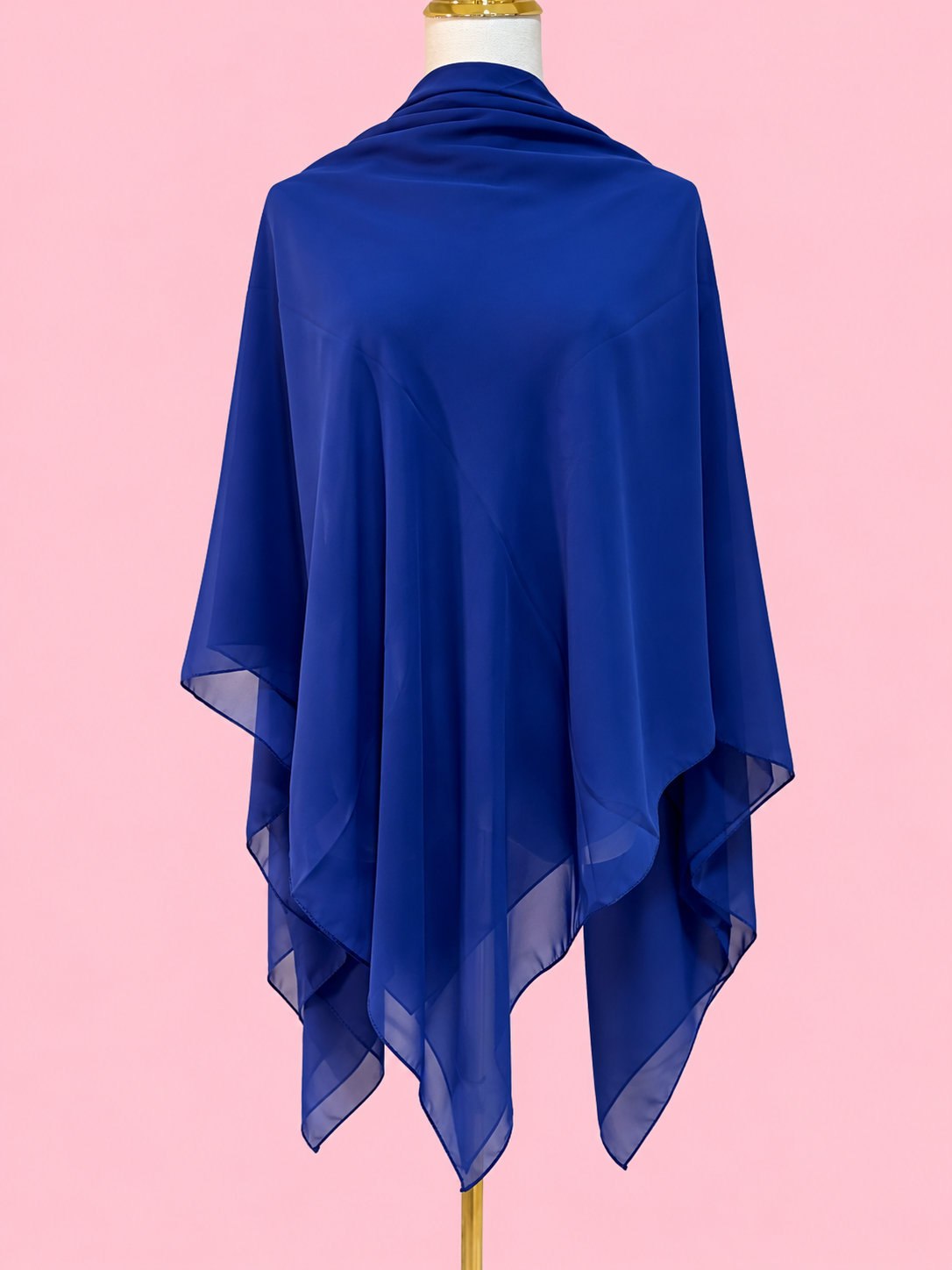 Colored Crepe Esharp- Solid Navy