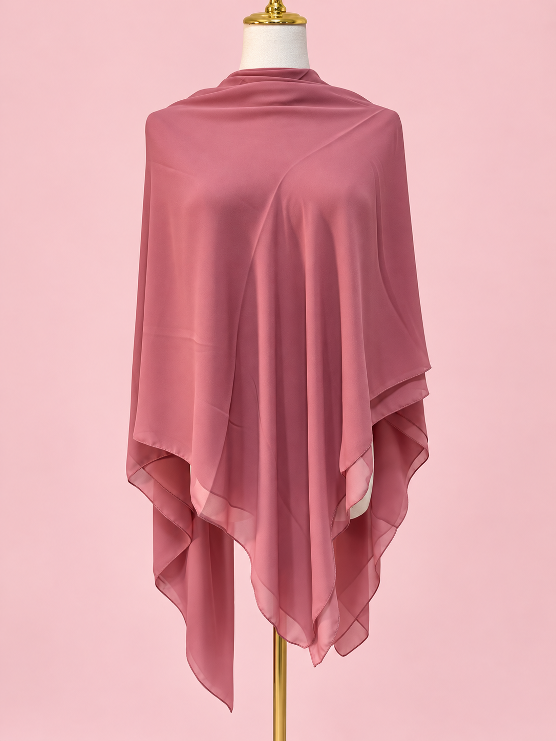 Colored Crepe Esharp- Solid Rose