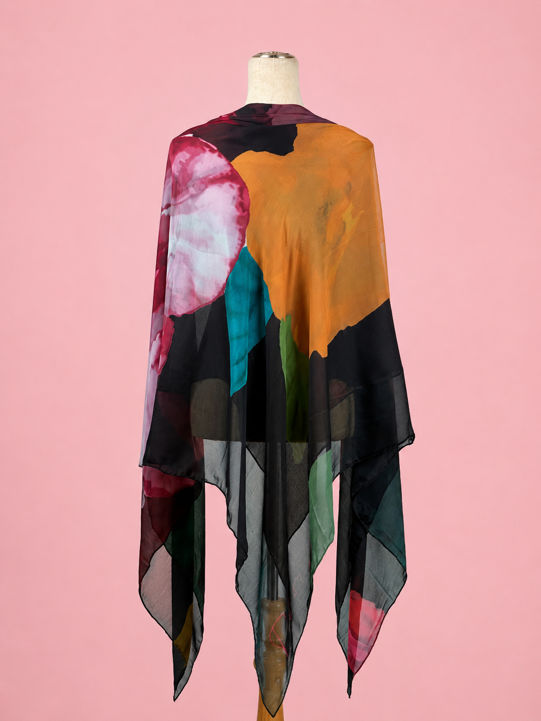 LightSilk Esharp with Pink, Orange and Blue Petals