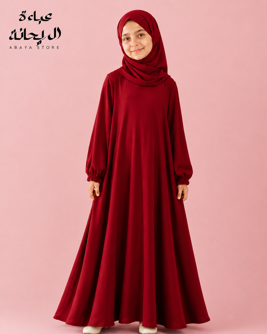 Young Girls Dresses- Silk Double Flare  SIZE 4