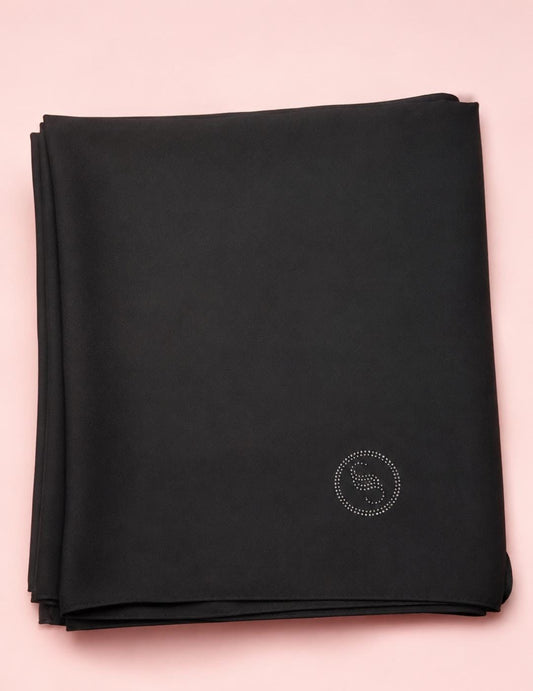 Black Crepe Esharp Plain