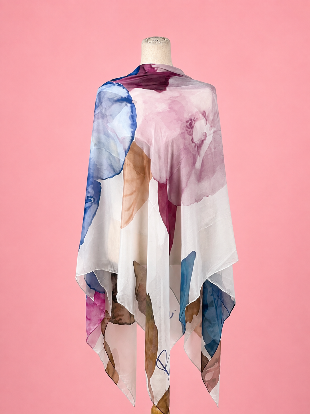 LightSilk Esharp- White with pink and blue