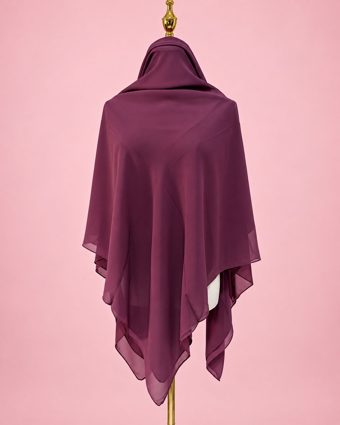 Colored Crepe Esharp- Solid Plum