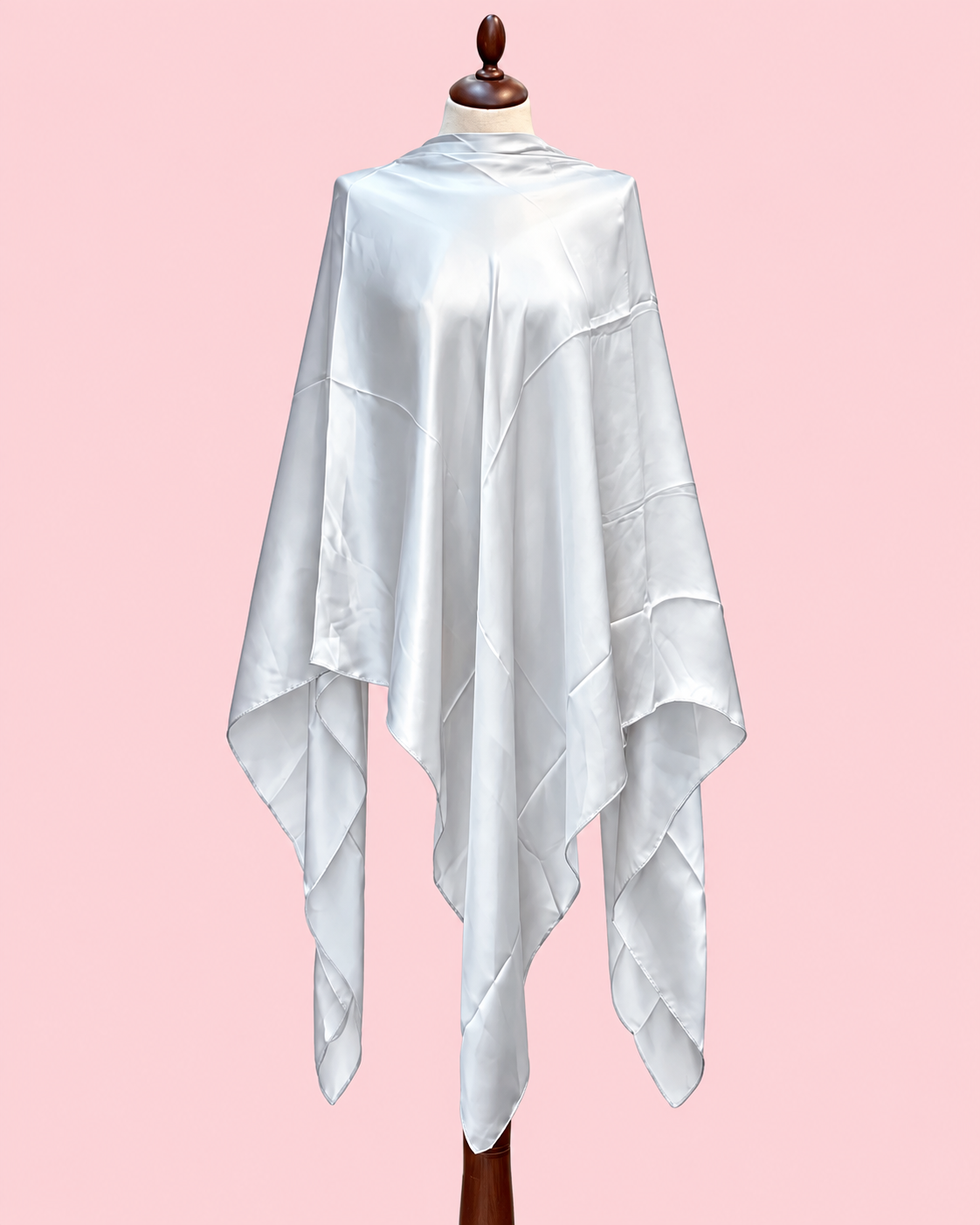 Silk Satin Esharp- Solid White
