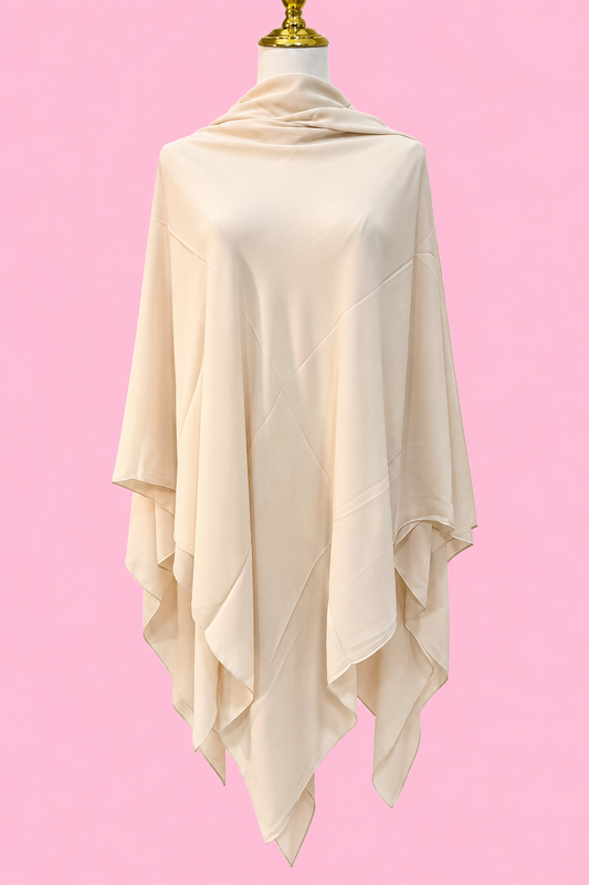 Colored Crepe Esharp- Solid Creme