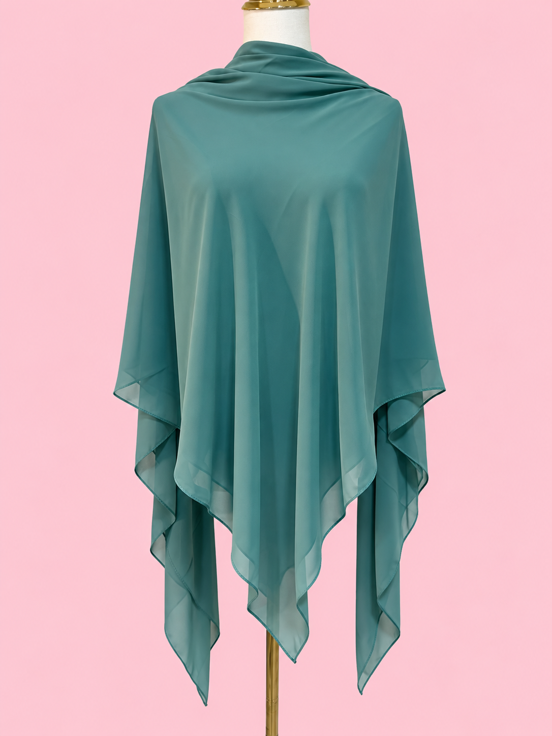Colored Crepe Esharp- Solid Teal