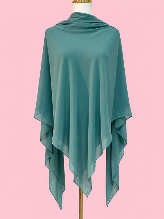 Colored Crepe Esharp- Solid Teal