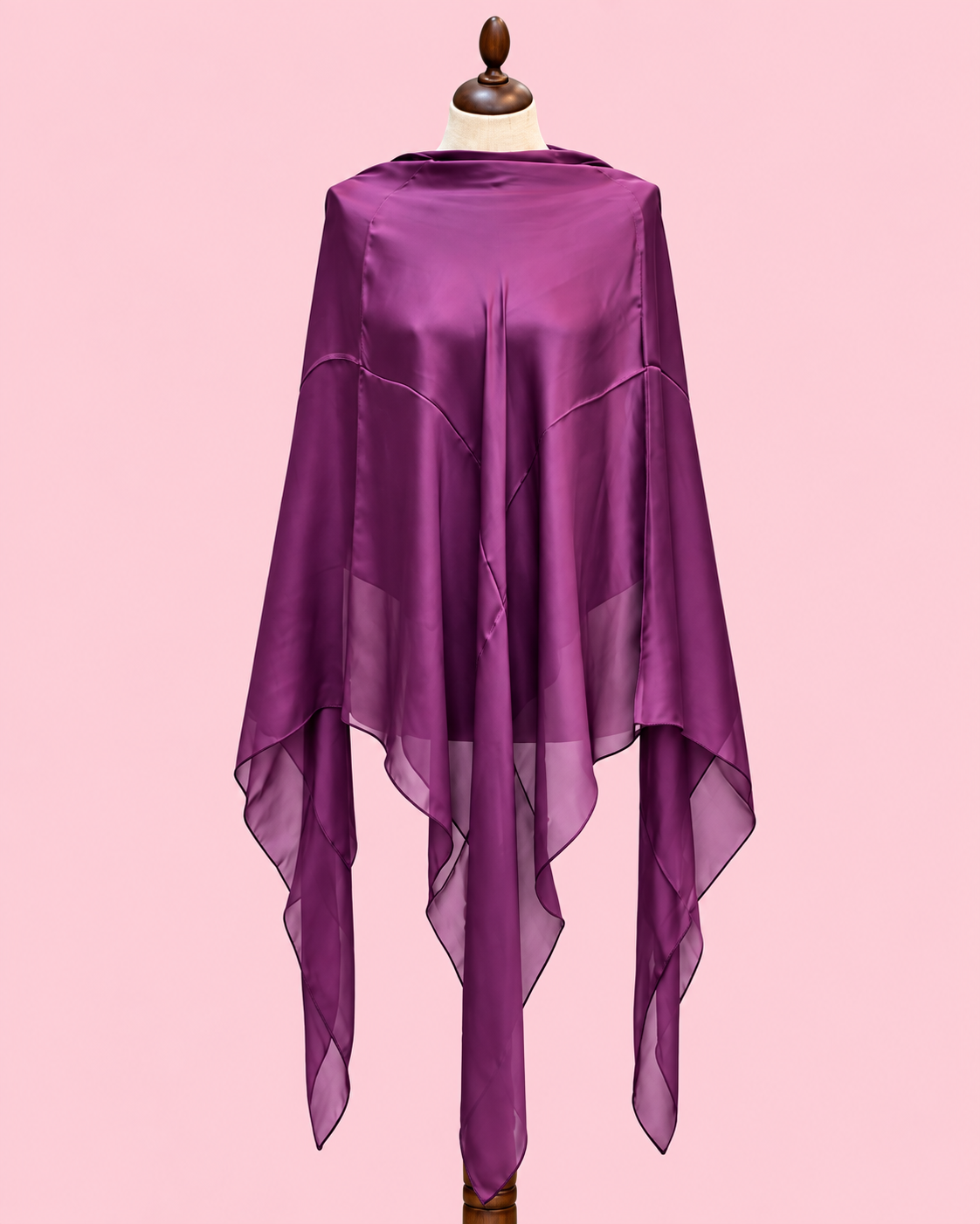 Silk Satin Esharp- Solid Purple
