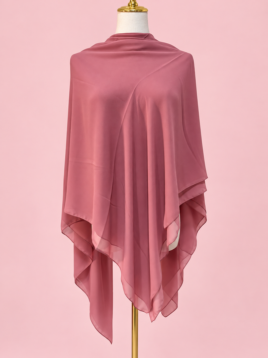 Colored Crepe Esharp- Solid Rose